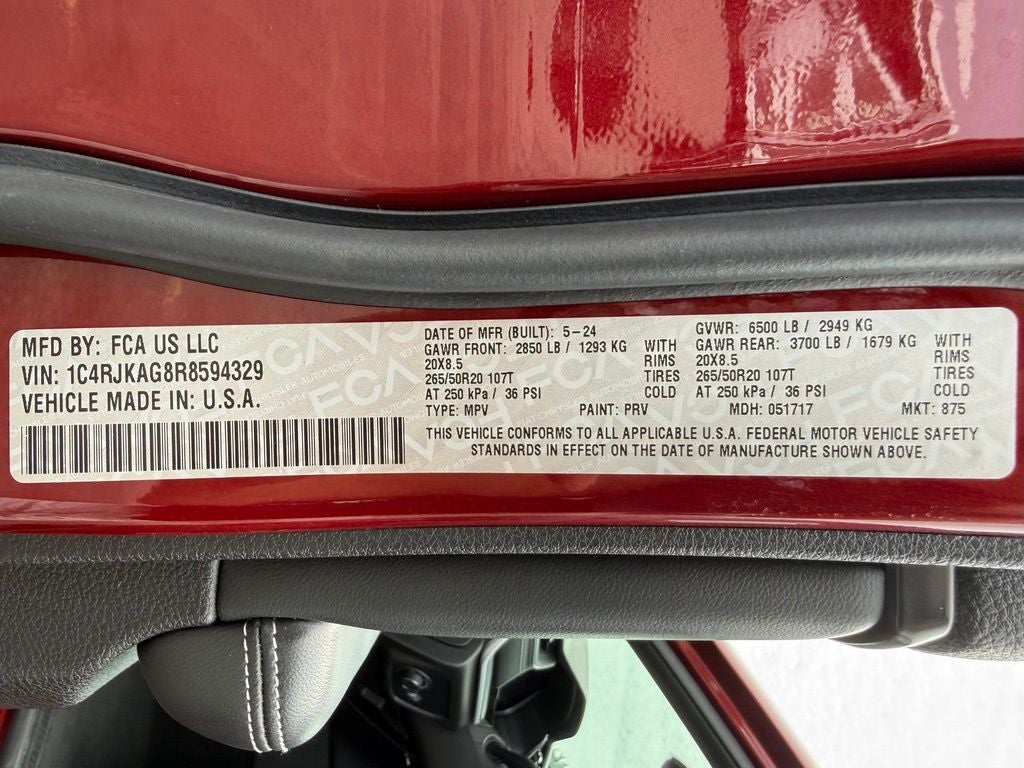 2024 Jeep Grand Cherokee L Altitude X 4x4