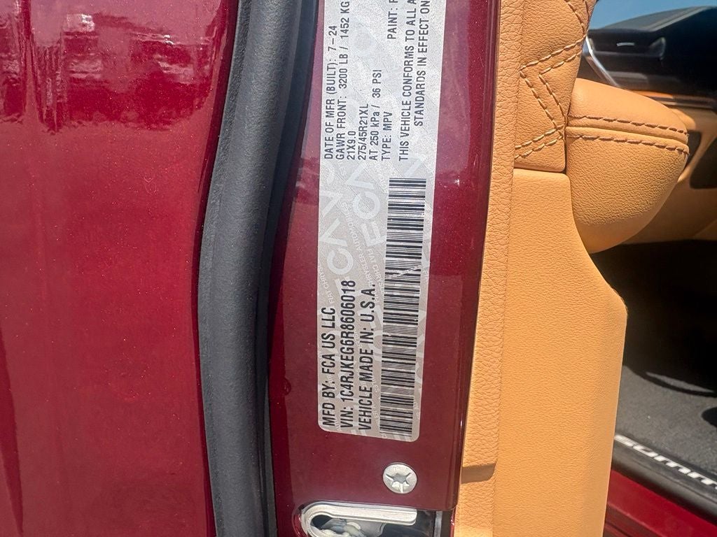 2024 Jeep Grand Cherokee L Summit Reserve 4x4
