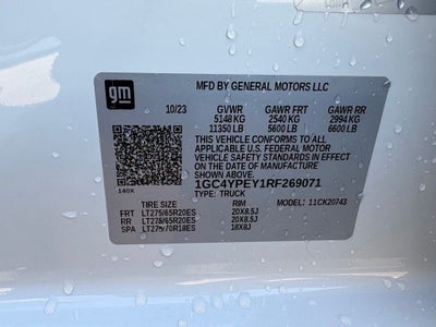 2024 Chevrolet Silverado 2500HD 4WD Crew Cab Standard Bed LTZ