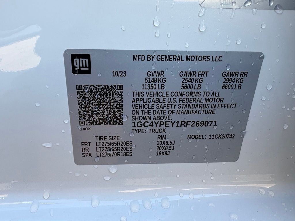2024 Chevrolet Silverado 2500HD 4WD Crew Cab Standard Bed LTZ