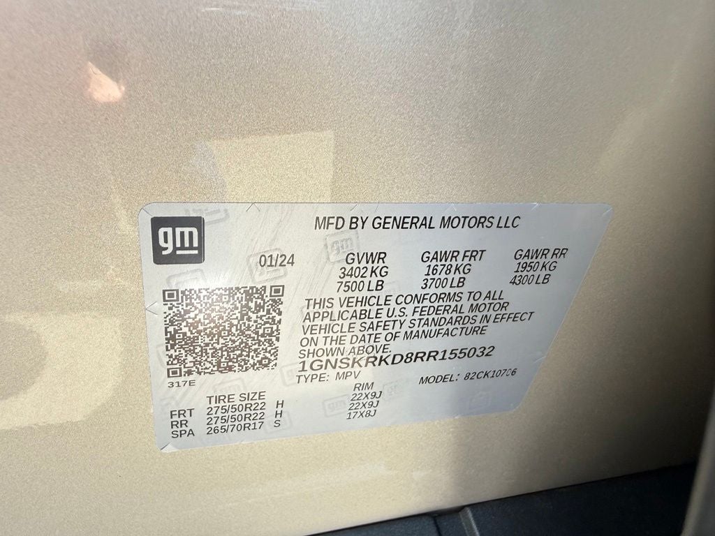 2024 Chevrolet Tahoe 4WD RST
