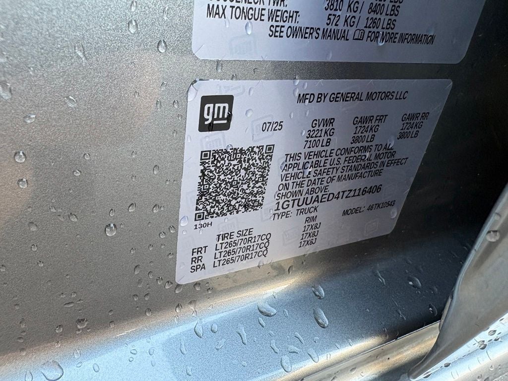 2026 GMC Sierra 1500 Crew Cab, Short Bed, Pro, 4WD