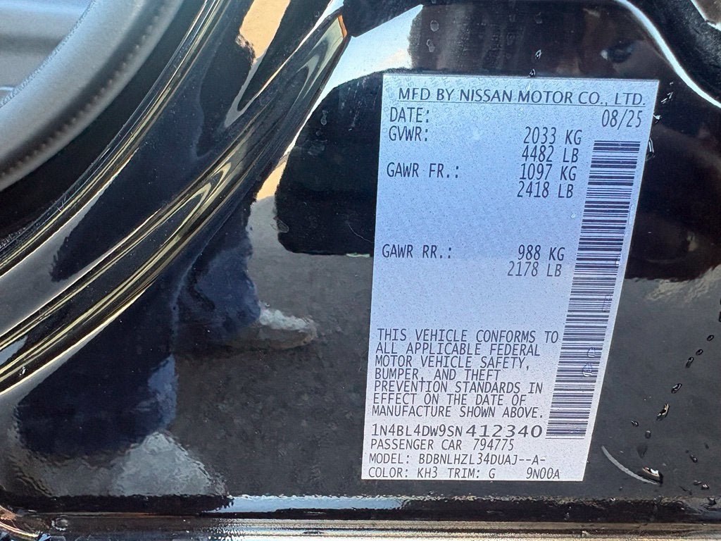 2025 Nissan Altima SV AWD