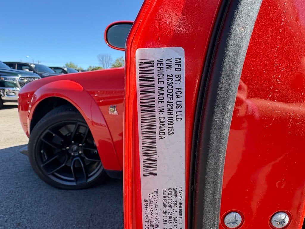 2022 Dodge Challenger R/T Scat Pack Widebody
