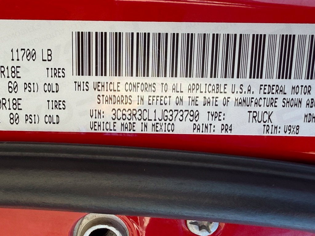 2018 RAM 3500 Tradesman