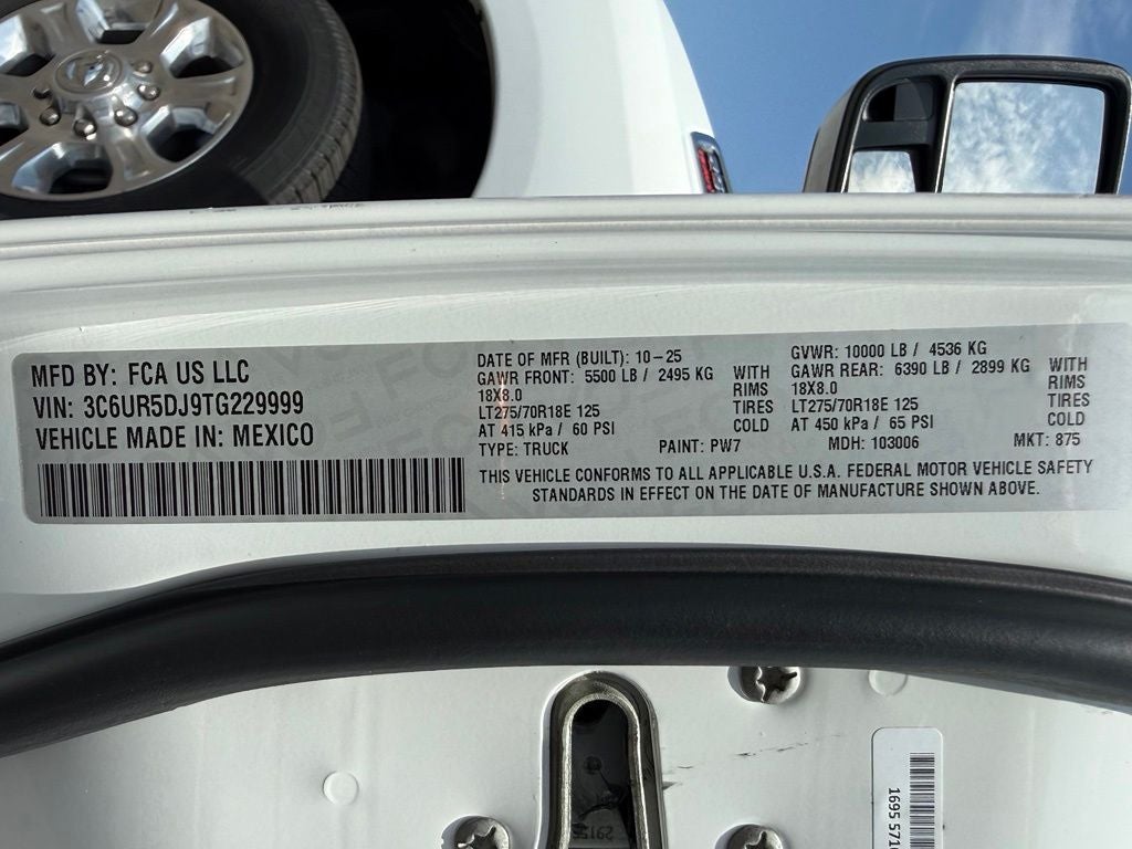 2026 RAM 2500 Big Horn Crew Cab 4x4 6'4' Box