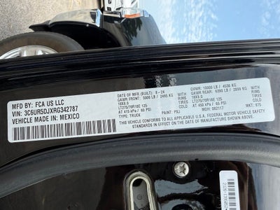 2024 RAM 2500 Big Horn Crew Cab 4x4 6'4' Box