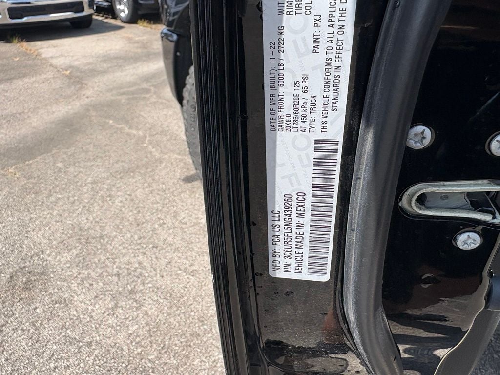 2022 RAM 2500 Laramie Crew Cab 4x4 6'4' Box