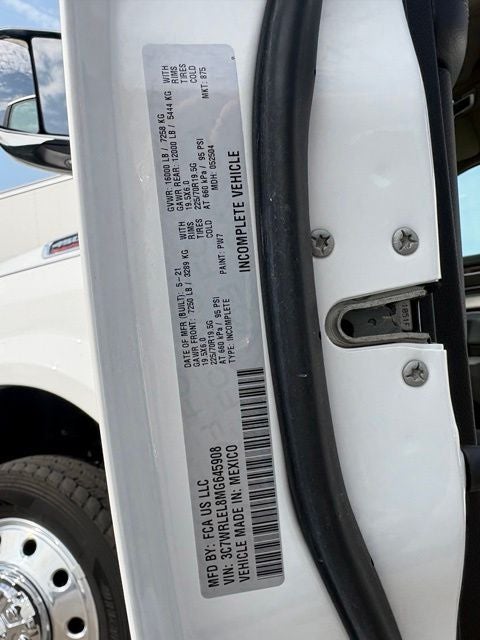 2021 RAM 4500 Chassis Tradesman/SLT/Laramie/Limited