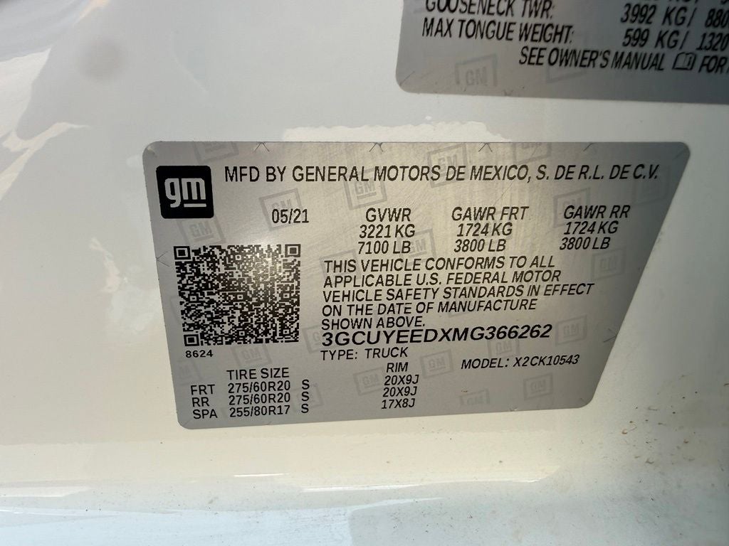 2021 Chevrolet Silverado 1500 4WD Crew Cab Short Bed RST