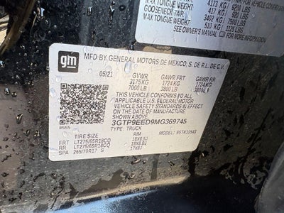2021 GMC Sierra 1500 4WD Crew Cab Short Box AT4
