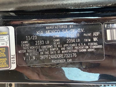 2024 Kia Forte LXS