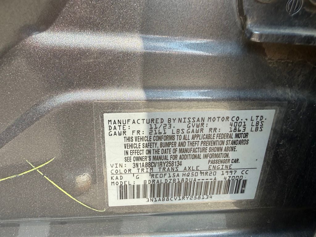 2024 Nissan Sentra SV Xtronic CVT
