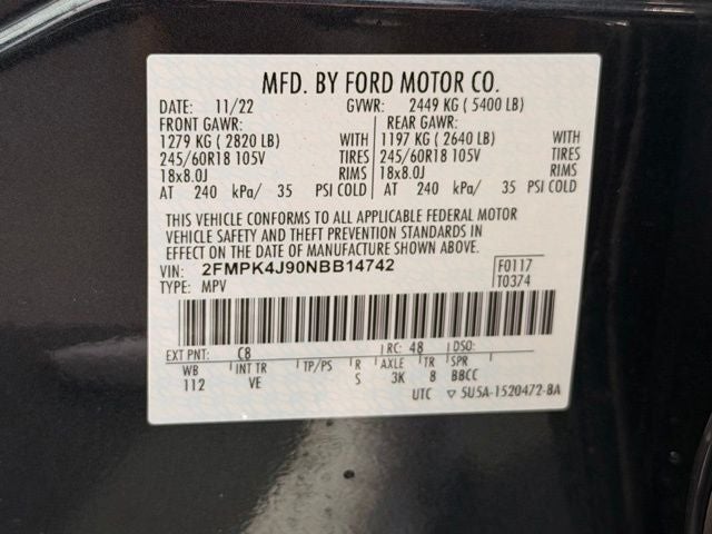 2022 Ford Edge SEL CLEAN CARFAX