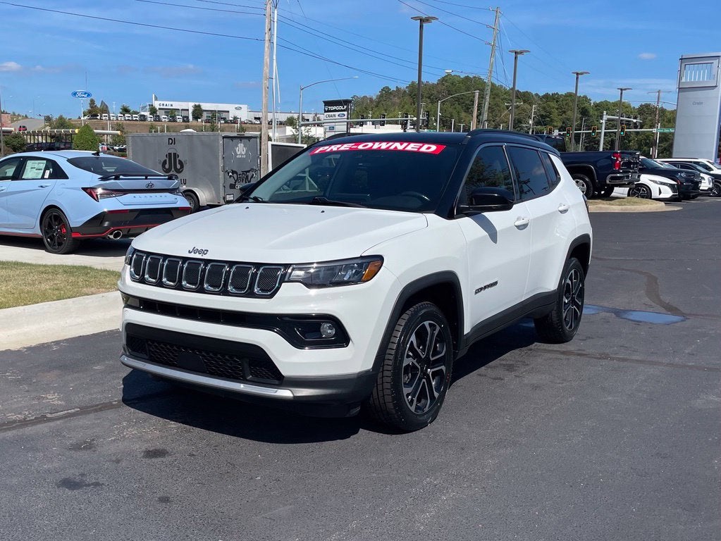 2022 Jeep Compass Limited Pano Roof, One Owner, Clean CarFax