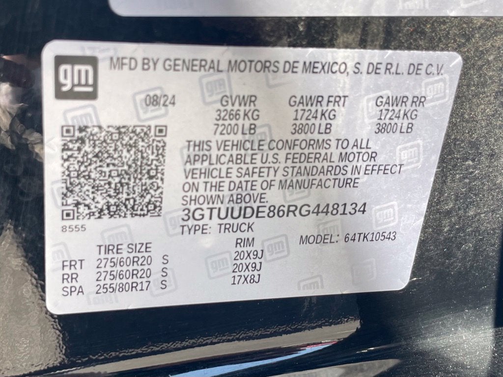 2024 GMC Sierra 1500 SLT Moonroof, Leather, X31