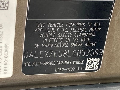 2020 Land Rover Defender 110 X