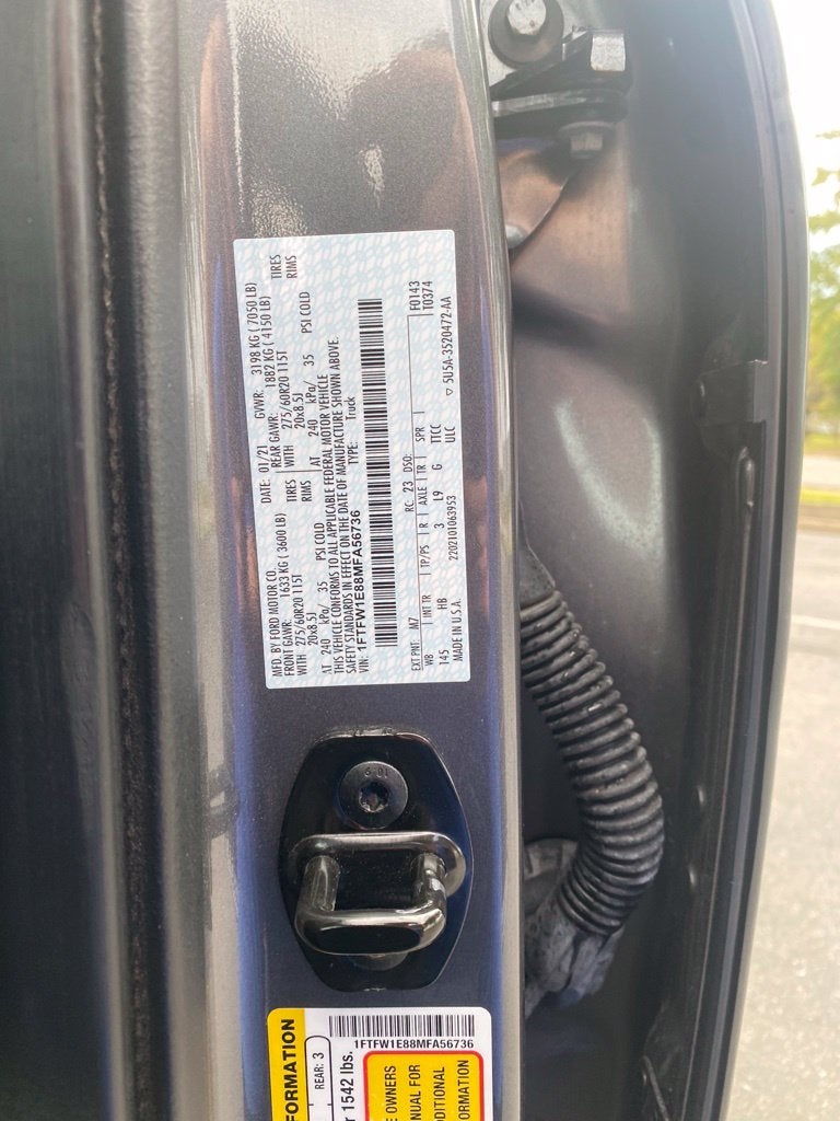 2021 Ford F-150 Lariat - 4WD - 3.5L ECOBOOST V6