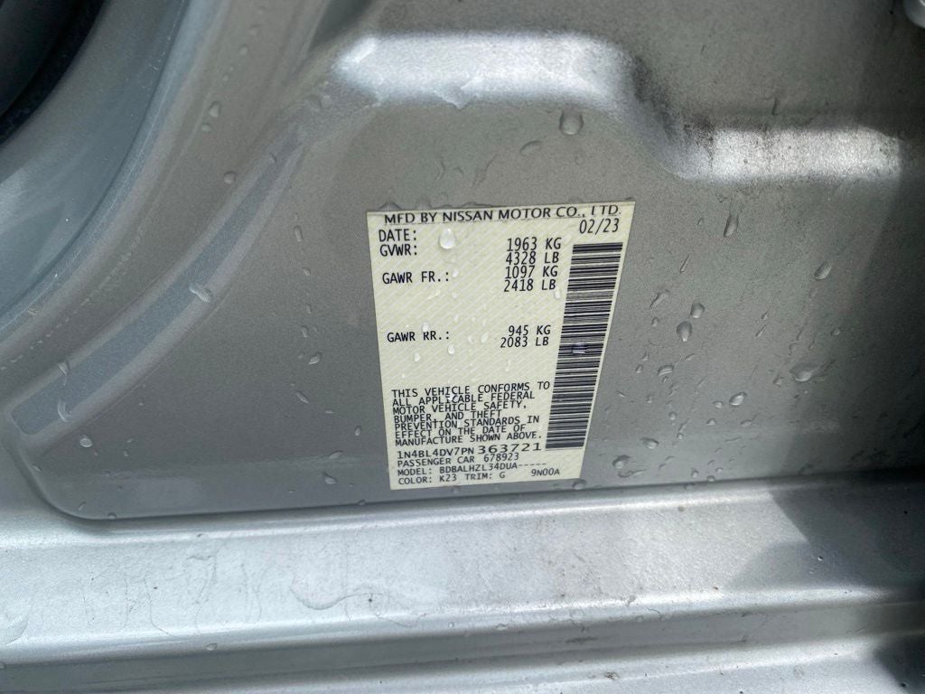 2023 Nissan Altima 2.5 SV