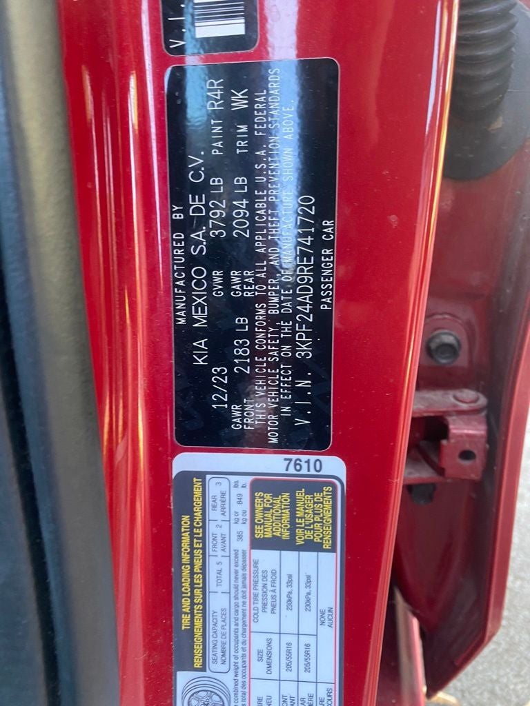 2024 Kia Forte LXS