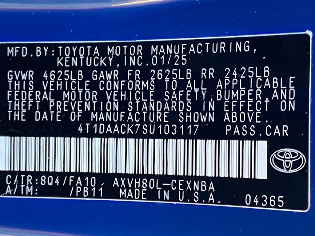 2025 Toyota Camry LE CONVENIENCE PKG / LEATHER!