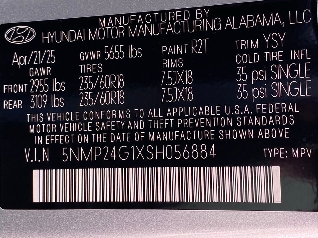 2025 Hyundai Santa Fe Hybrid SEL