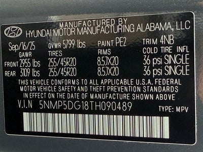 2026 Hyundai Santa Fe Hybrid Calligraphy - HYUNDAI CPO / AWD / DUAL SUNROOF