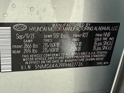 2023 Hyundai Santa Fe XRT - HYUNDAI CPO / CLEAN CARFAX