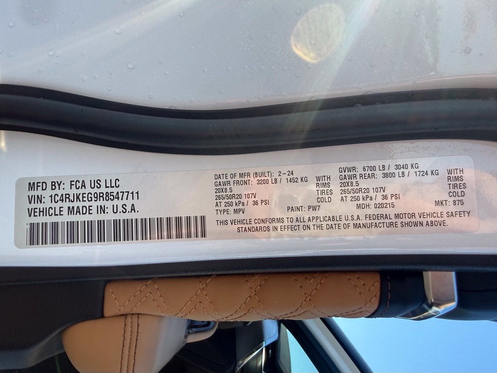 2024 Jeep Grand Cherokee L Summit