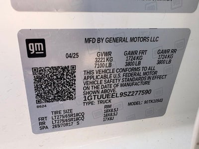 2025 GMC Sierra 1500 AT4