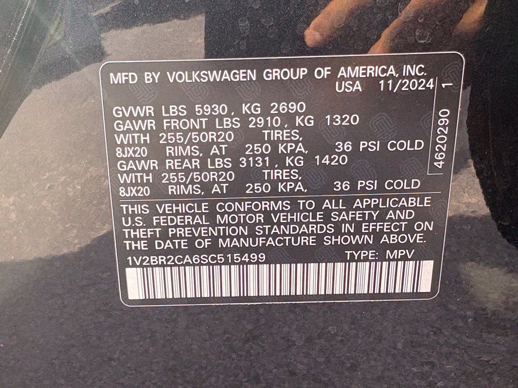 2025 Volkswagen Atlas 2.0T SEL