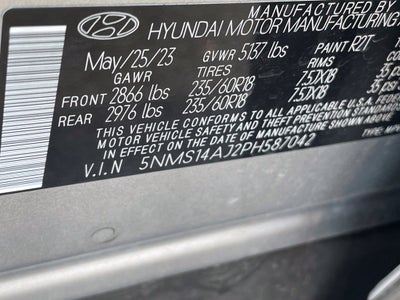 2023 Hyundai Santa Fe SE