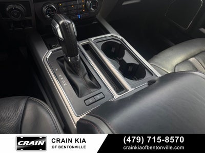 2018 Ford F-150 Platinum - 4WD / PANORAMIC SUNROOF