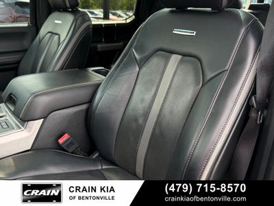 2018 Ford F-150 Platinum - 4WD / PANORAMIC SUNROOF