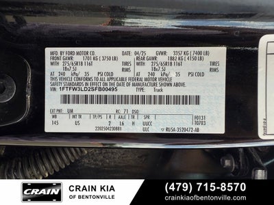 2025 Ford F-150 XLT - 4WD / CLEAN CARFAX