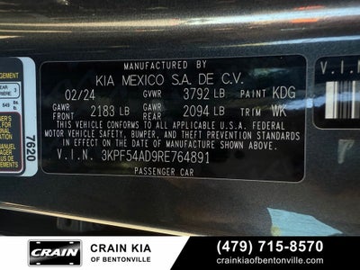2024 Kia Forte GT-Line - KIA CPO / CLEAN CARFAX