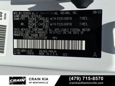 2023 Toyota Sienna Limited - SUNROOF / CLEAN CARFAX / ONE OWNER