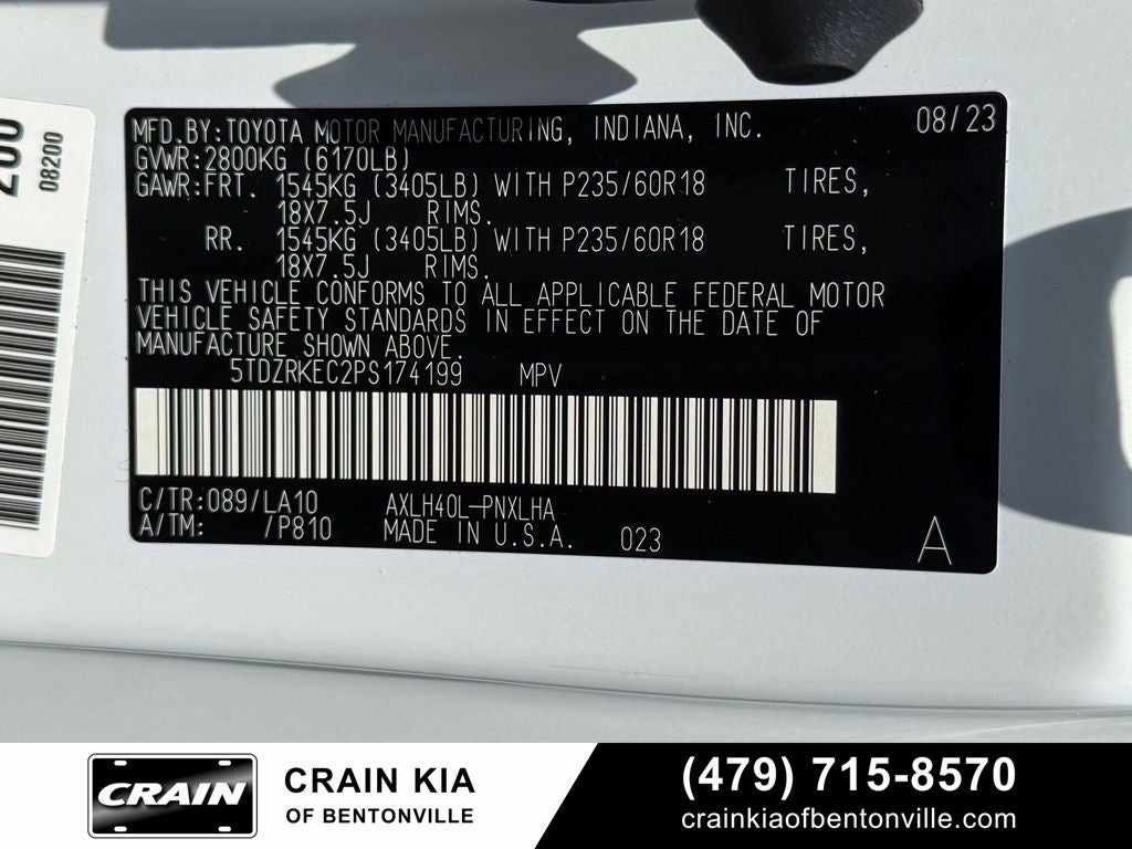 2023 Toyota Sienna Limited - SUNROOF / CLEAN CARFAX / ONE OWNER