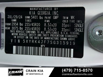 2025 Kia Sorento SX - KIA CPO / PANORAMIC SUNROOF / ONE OWNER