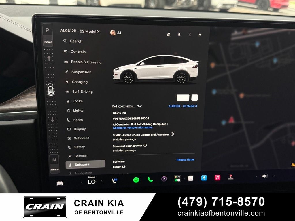 2022 Tesla Model X Base - AWD / CLEAN CARFAX / ONE OWNER