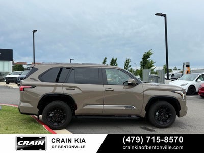 2026 Toyota Sequoia Platinum - 4WD / PANORAMIC SUNROOF / ONE OWNER