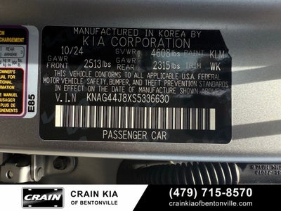 2025 Kia K5 GT - KIA CPO / PANORAMIC SUNROOF / ONE OWNER