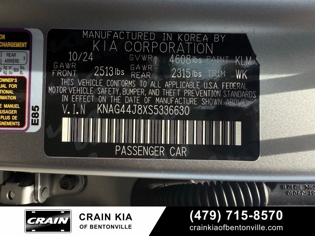 2025 Kia K5 GT - KIA CPO / PANORAMIC SUNROOF / ONE OWNER