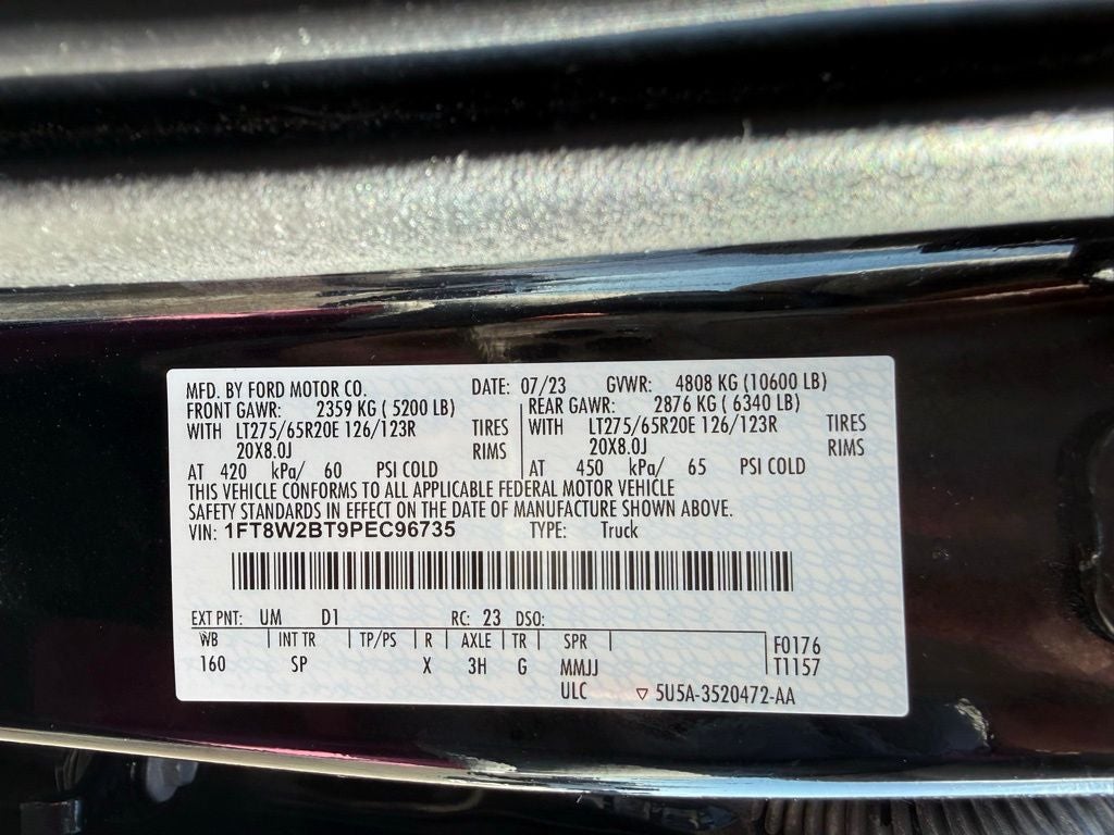 2023 Ford F-250SD King Ranch MAX RECLINE SEATS / MOONROOF