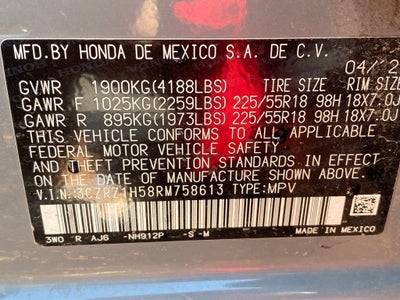 2024 Honda HR-V Sport HEATED SEATS / ONE OWNER