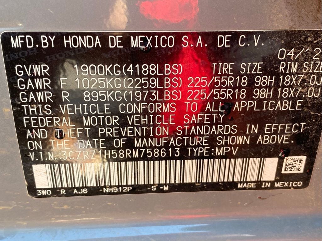 2024 Honda HR-V Sport HEATED SEATS / ONE OWNER