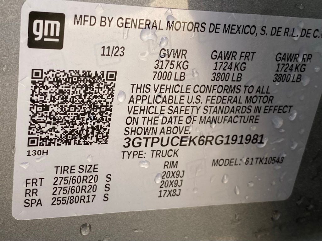 2024 GMC Sierra 1500 Elevation ONE OWNER / 4X4