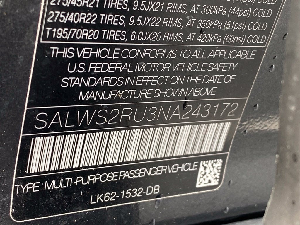 2022 Land Rover Range Rover Sport HST