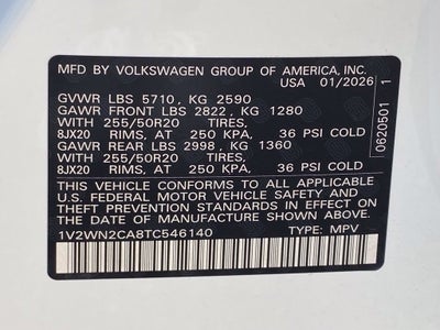 2026 Volkswagen Atlas SE w/Technology