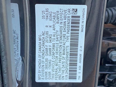 2025 Honda Civic Sport